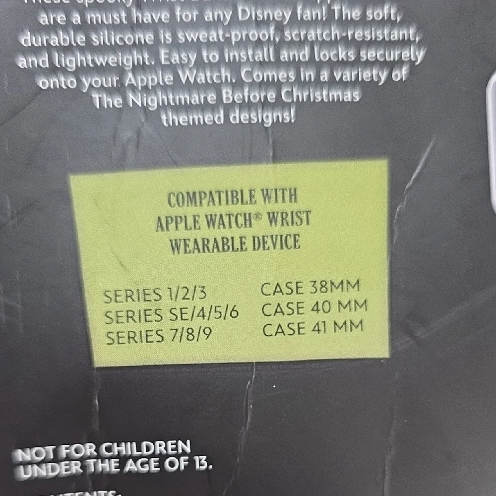 Apple | The Nightmare Before Christmas Silicone Watch Band *NIOP